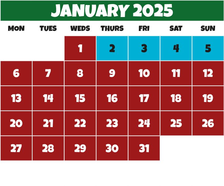 Annual Calendar - Little Owl Farm Park